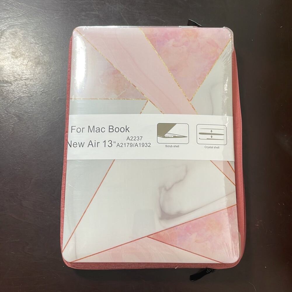 MacBook New Air 13” shell with red soft case
